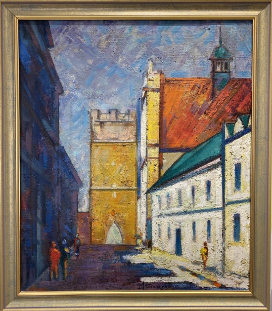 Pejzaż miejski. Sandomierz